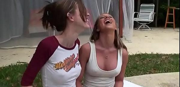  Brooke Skye Lesbian Show By The Pool
